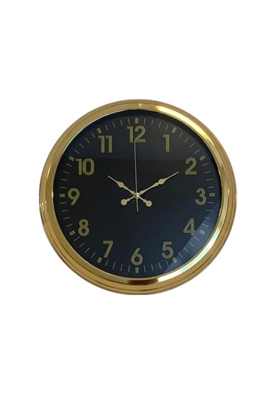 Golden Night Luxury 40 Cm Metal Duvar Saati Çok Renkli