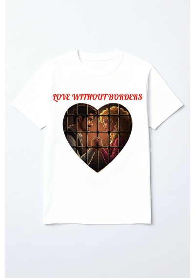 Dreamotto Love Without Borders T-shirt Beyaz