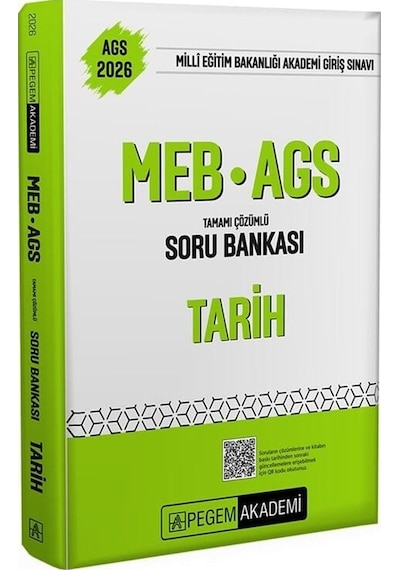 Pegem 2026 Meb-ags Tarih Soru Bankası Çözümlü Pegem Akademi Yayınları
