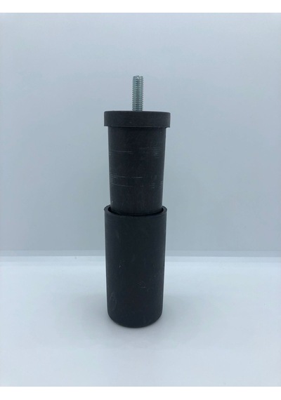 Karakoçaksesuar Plastik, Siyah 9,5 Cm-15 Cm Ayarlı Gizli Ayak (5 Adet)