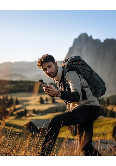 Osmo Pocket 3 Creator Combo Aksiyon Kamerası, Geniş Açılı Lens Ve Usb-c Bağlantı Seçenekleri Siyah