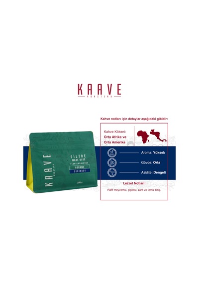 Kaave Roastery Mare Blue Çekirdek Kahve 4 x 250 G