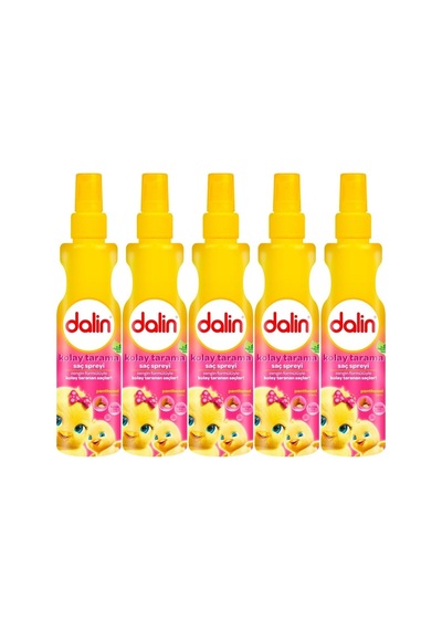 Kolay Saç Tarama Spreyi 200ml Badem Özlü 5 Li Set