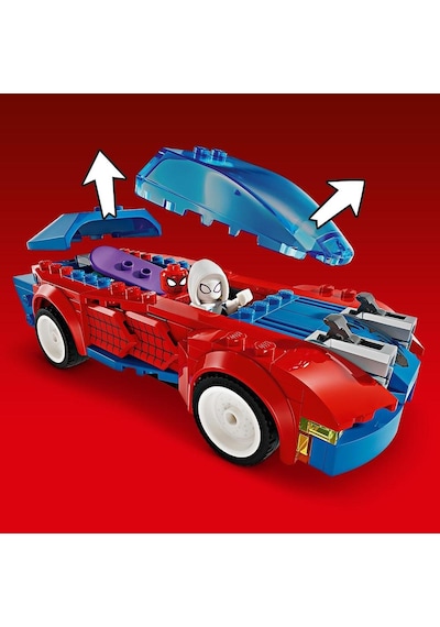 LEGO® Marvel Örümcek Adam Yarış Arabası ve Venom Green Goblin 76279-7+ Yaratıcı Oyuncak Yapım Seti - 227 Parça