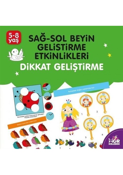 Dikkat Geliştirme / Sağ-sol Beyin Geliştirme Etkinlikleri 5-8...