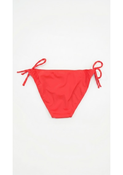 Zi Yavruağzı Kenarları Ince Ipli Bağcıklı Bikini Altı