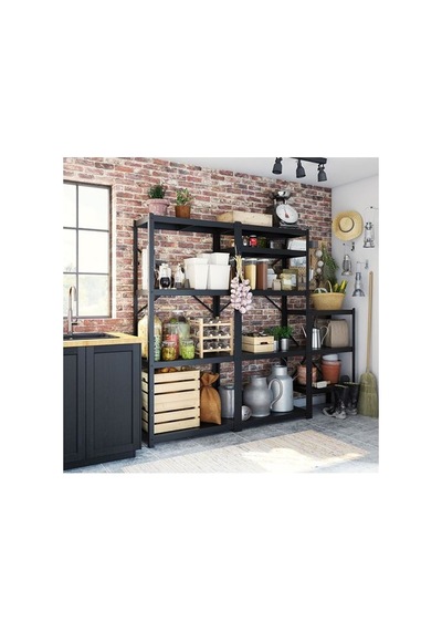 Ikea Bror Direk, Siyah, 190 Cm, 4 Adet