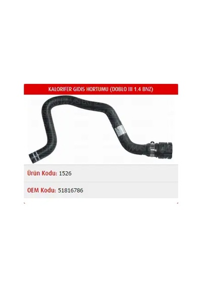 Master M1526 Kalorifer Hortumu 51816786