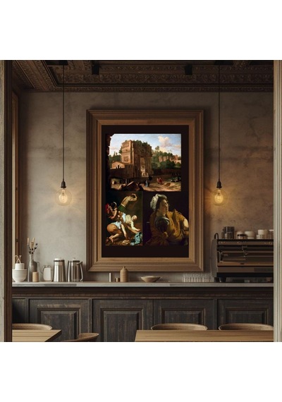 Besay Antik Sanatsal Duvar Posteri-klasik Sanat Estetik Dekoratif A3 Çerçevesiz