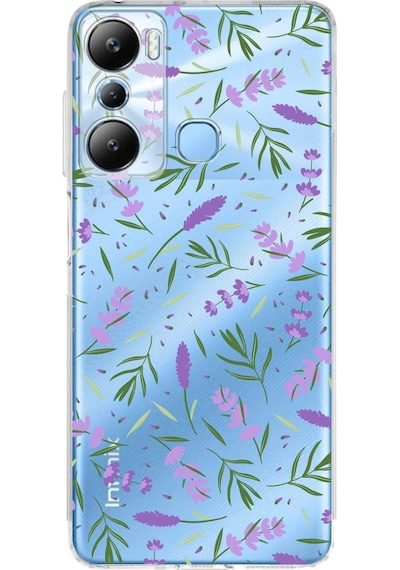 İnfinix Hot 20i İle Uyumlu Water Color 3 Kamera Korumalı Şeffaf Kılıf Şeffaf