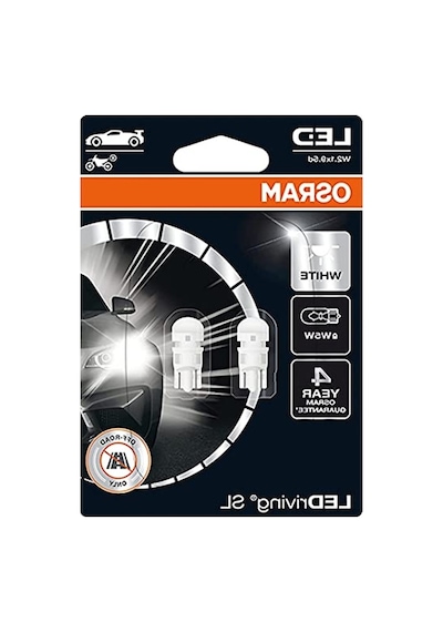Osram W5w T10 Led Park Ampulü 12v 2825dwp 2 Li Paket Enerji Sınıfı A 10c