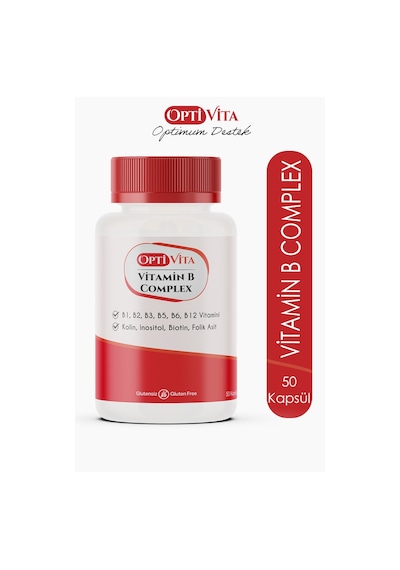 Optivita Vitamin B Complex 50 Kapsül