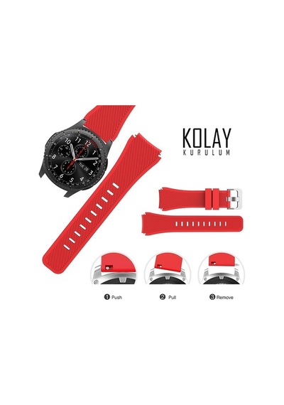 Huawei Watch Gt 1 , Gt 2 Silikon Kayış,Kordon