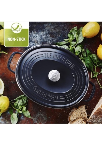 Greenpan Featherweights Seramik Yapıştırmaz Dutch Oven 25Cm Oval