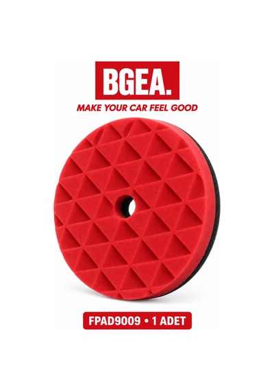 Bgea Elmas Yüzey 5 İnç 125 Mm Kırmızı Destek Tabanlı Pasta Süngeri