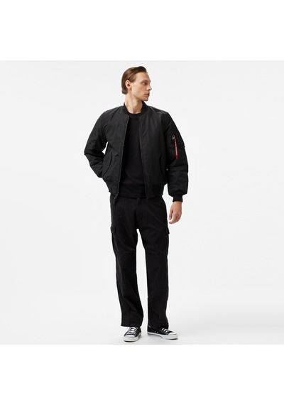 Alpha Industrıes Alpha Industries Reversible Onion Quilted Ma-1 Flight Unisex Siyah Ceket