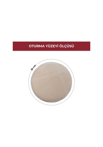 Ahşap Ayaklı Makyaj Masası Pufu - Dekoratif Tabure, Şönil Kumaş Antre Ve Salon Puf Koltuk-çok Renkli