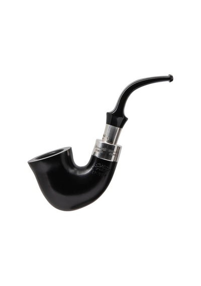 Peterson Ebony Spigot 5 9mm. Filtreli Akrilik Saplı Pipo 205301