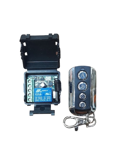 1 Kanallı, 12volt 433 Mhz. Uzaktan Kumandalı Modül. 1 Kumanda