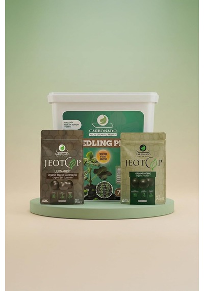 Seedling Peat 7.5 L 1 Adet + Jeotop Leonardit Ve Organik Gübre Paketi Diğer