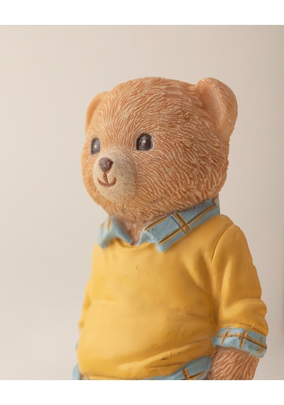 Madame Coco Champ Bear Magnet - Sarı - 4x8 Cm 8684427186886