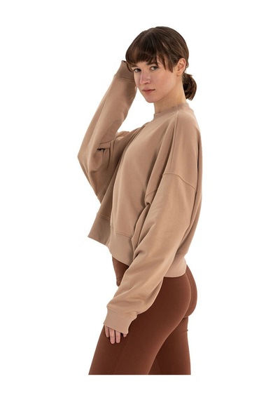 Inguz Oversize Sweatshirt Bej