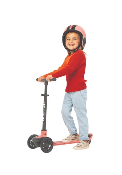 Chillafish Scotti Glow 3 Tekerlekli Işıklı Scooter - Flamingo Açık Pembe