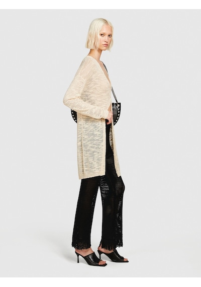 Sisley Viskoz Karışımlı Örgü Motifli Saçak Paça Coulotte Pantolon Kadın Siyah Pantolon - 324p196pmf008 Sisley Viskoz Karışımlı Örgü Motifli Saçak Paça Coulotte Pantolon Kadın Siyah Pantolon - 324p196pmf008