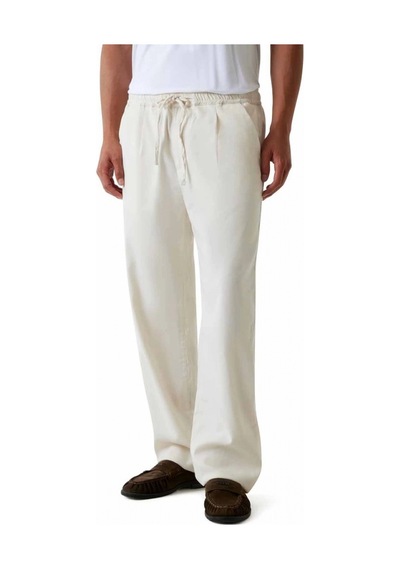 Guess Paolo Relaxed Fit Beyaz Pantolon M6gb15w2024-g018