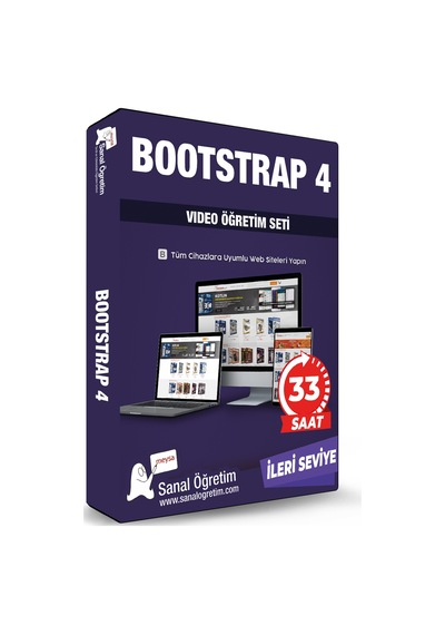 Bootstrap 4 - İleri Seviye Video Ders Eğitim Seti