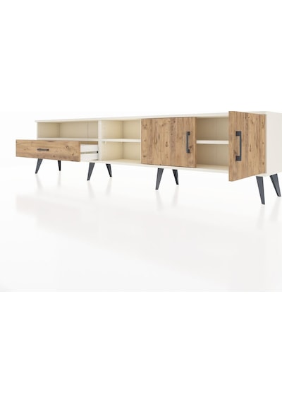 Arges Tv Ünitesi 3 Raflı Tek Çekmeceli 2 Kapaklı 220x30x51 Aytaşı-çam Atlas Çam/atlas Çam - Aytası Arges Tv Ünitesi 3 Raflı Tek Çekmeceli 2 Kapaklı 220x30x51 Aytaşı-çam Atlas Çam/atlas Çam - Aytası