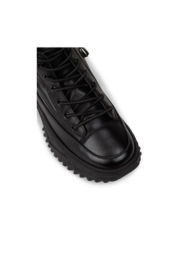 Deery Kadın Siyah Hakiki Deri Sneaker Bot - 25310zsyhc01 Siyah
