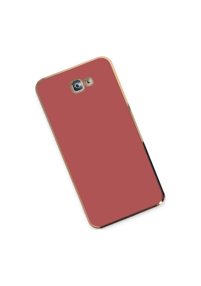 Samsung Uyumlu Galaxy J7 Prime Uyumlu Kılıf Volet Silikon - Kırmızı