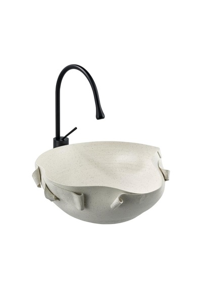 Ey-9102 Tezgah Üstü Lavabo Mat Beyaz Renkli
