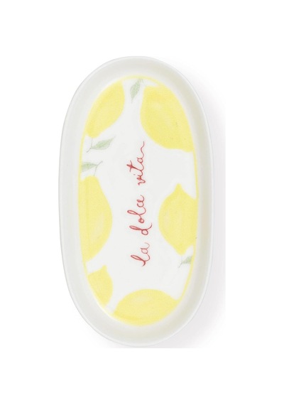 Marka Italian Summer Oval Servis Tabağı 4lü 17 Cm Çok Renkli