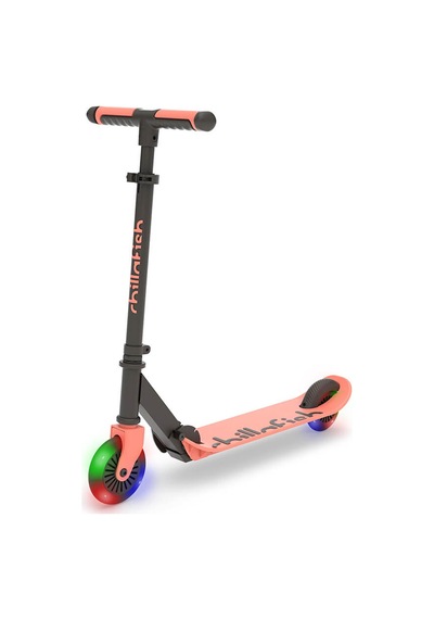 Chillafish Flexxi Glow Işıklı Katlanabilir 2 Tekerlekli Scooter - Flamingo 04 Turuncu