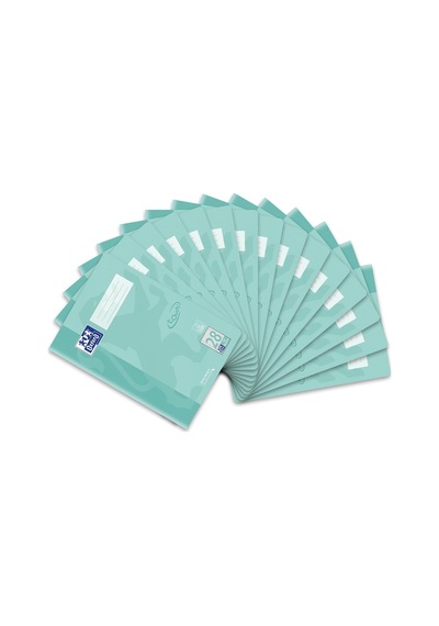 Okul Defteri A4 Touch, 16 Yaprak, Çizgi Stili 28, Kareli, Pastel Yeşil, 15 Adet Çok Renkli