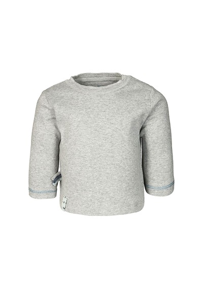 Organicera Organik Uzun Kollu Tshirt,Grey Melange ((435405941) Gri