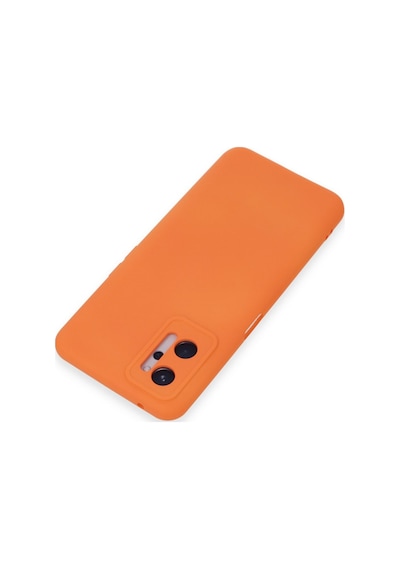 Realme 9i 4g Kılıf Nano İçi Kadife Silikon - Turuncu Bz8683140579647