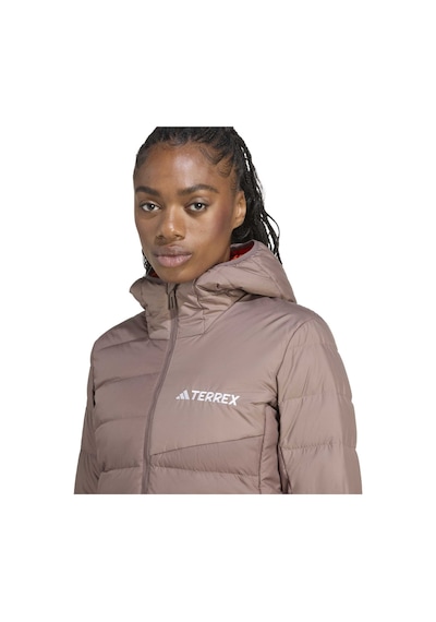 Earstr/trabrn Adidas Kadın Koşu - Yürüyüş Mont W Mt Down H J Earstr/trabrn Jz9992 Kahverengi