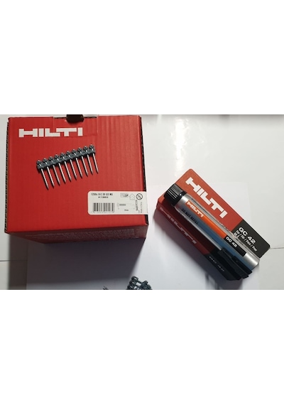 Hılti 39 Mx Çivi 1200 Adet + Gaz Tüpü Gc 42