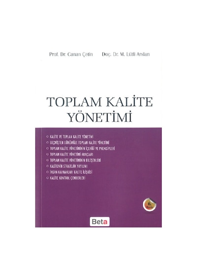 Toplam Kalite Yönetimi Canan Çetin Beta