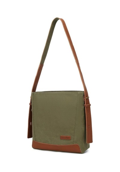 Smart Bags Kanvas Kadın Omuz Çantası Smk Kn-1331 Haki