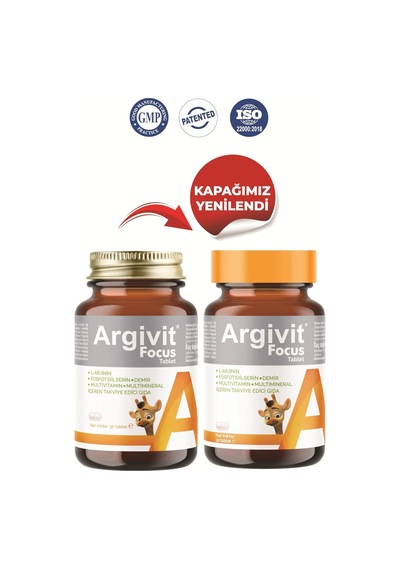 Ayrex Argivit Focus Larjinin, Fosfotidilserin, Demir, Multivitamin Ve Multimineral İçeren Tablet 30 Tablet