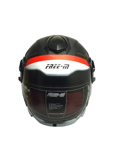 Fr665 Fast Motosiklet Kaskı Yarım Açık Güneş Vizörlü Motorcu Kask Çok Renkli