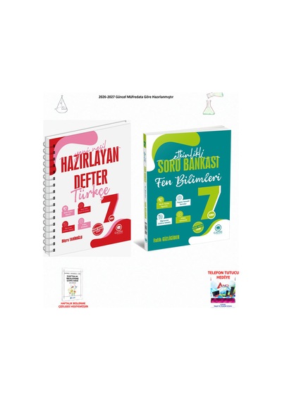 Çanta 7. Sınıf Türkçe Ve Fen Bilimleri 2 Kitap Seti