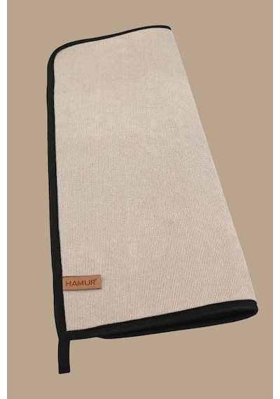 Microfiber Bulaşık Kurutma Matı 46x36 cm Kurulama Bezi Kurutma Örtüsü Tezgah Üstü Bej