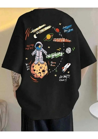 Kozia Outdoors Malkoçbey Galaxy T-shirt SIYAH