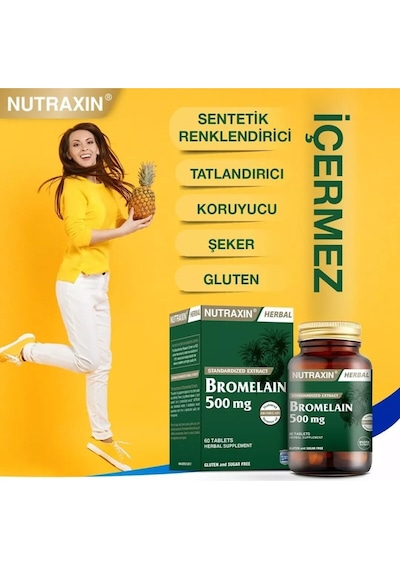Bromelain 60 Kapsül X 3