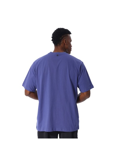 Sportive Wink Oversize Erkek Mavi Günlük Stil T-shirt 25ke1024-mvı Mavi